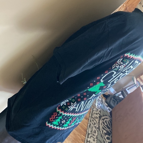 Merry Christmas you filthy animal man size large T-shirt black - Picture 4 of 7